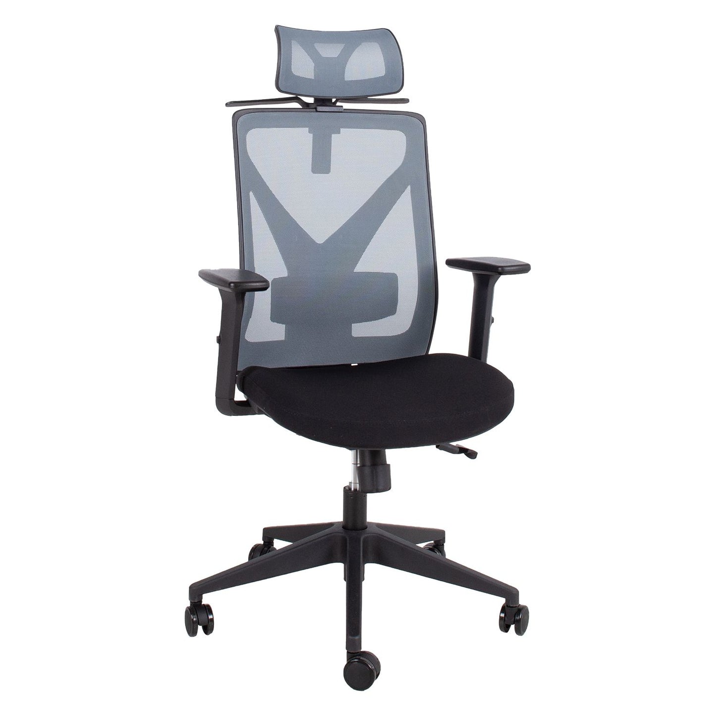 Work chair MIKE black/grey 