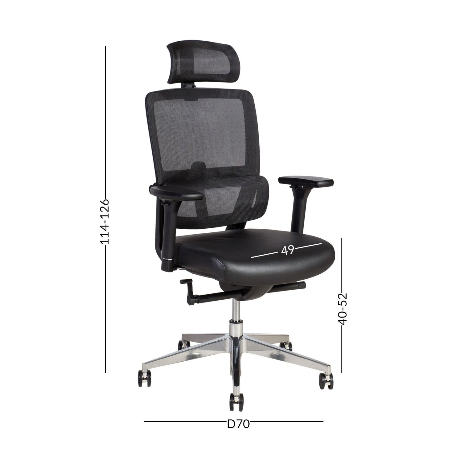 Work chair INTEGRA black 