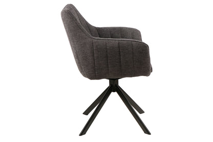 Chair AZALIA BREGO BLACK FRAME / C.GREY 18