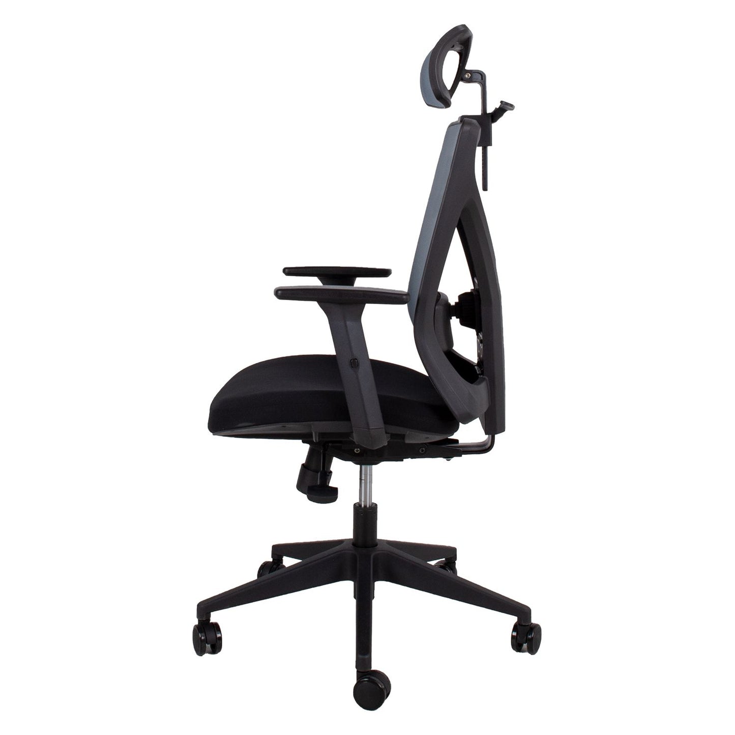 Work chair MIKE black/grey 