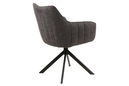 Chair AZALIA BREGO BLACK FRAME / C.GREY 18