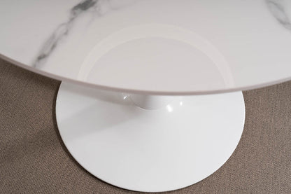 Table ESPERO WHITE MARBLE EFFECT/WHITE FI 90