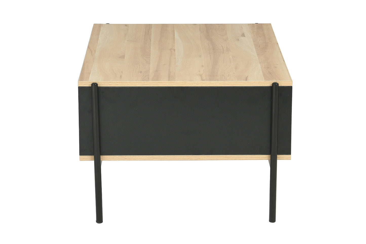 Coffee table KARINA A OAK TONE/BLACK MATTE 90X60X41