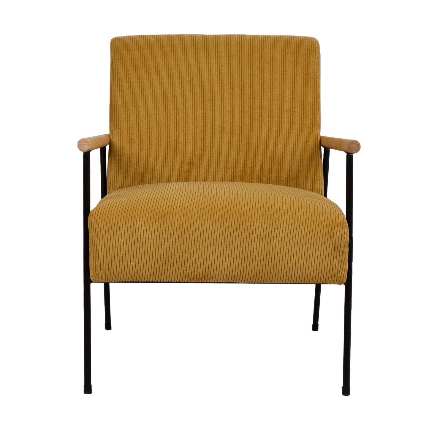 Lounge chair JADE 63x75.5xH85.5cm, yellow 