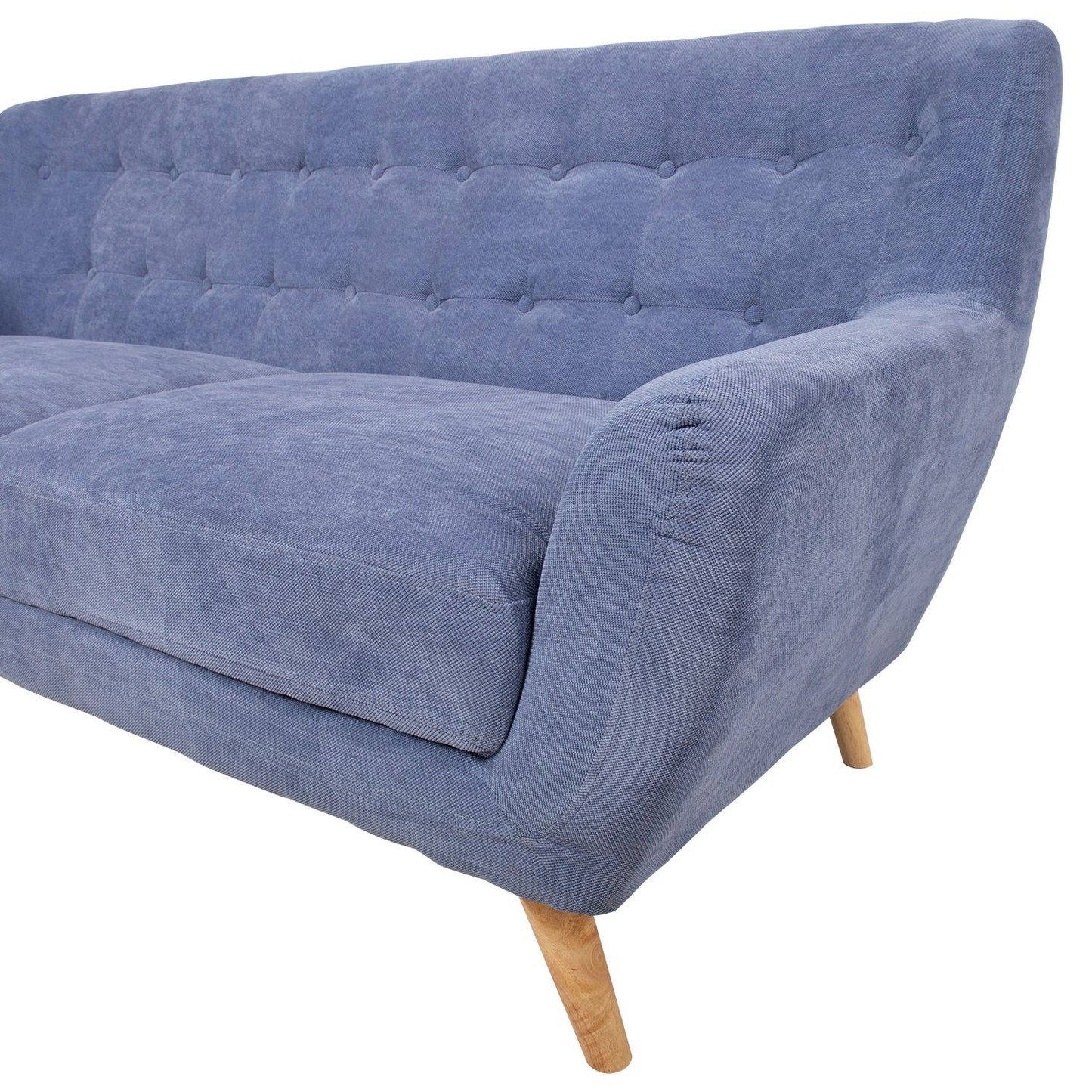 Sofa RIHANNA 3-seater 185x84xH87cm, blue fabric