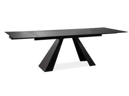 Table SALVADORE BLACK MATTE 120(180)X80