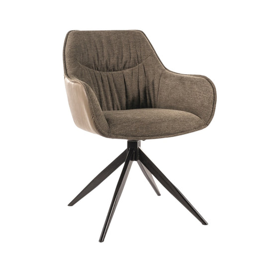 Chair SEMRE BREGO/BUFFALO BLACK / OLIVE 77 / OLIVE 10