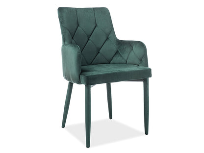 Chair RICARDO VELVET GREEN BLUVEL78