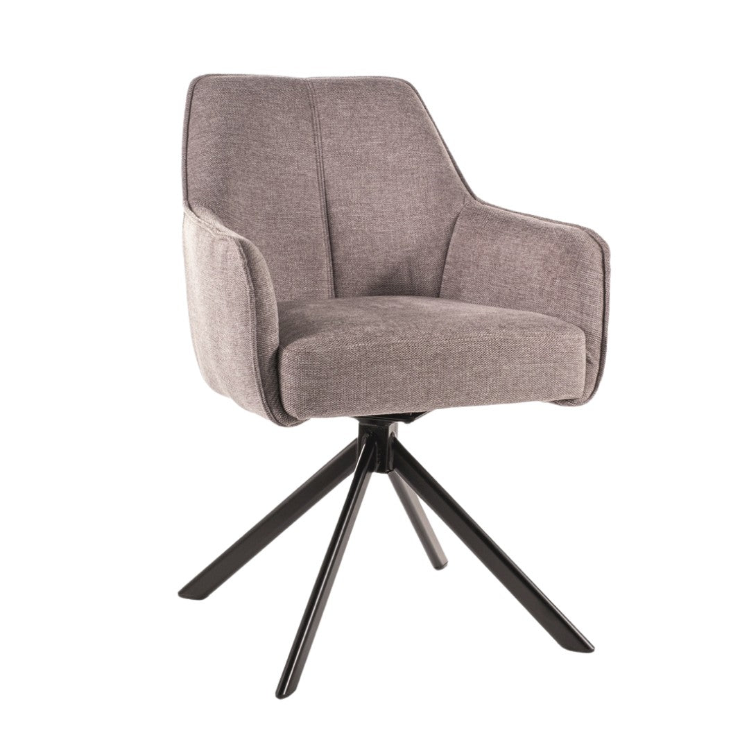 Chair NOTTI BREGO BLACK FRAME / GRAY 07