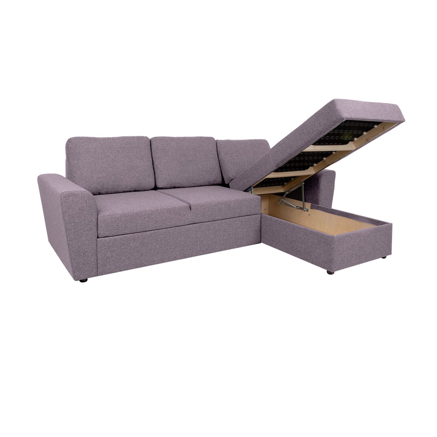 Corner pull-out sofa INGMAR retro pink