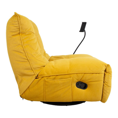 Lounge chair WIN-WIN yellow 