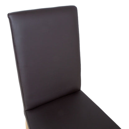 Chair PAU 54x44xH96cm, dark brown 