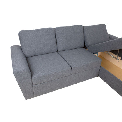 Corner pull-out sofa INGMAR gray