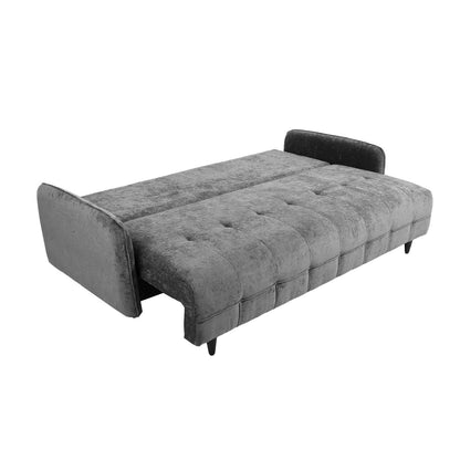 Sofa bed SARITA 3-seater, gray