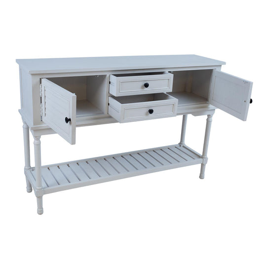 Console MELDON 120x33xH81cm, white