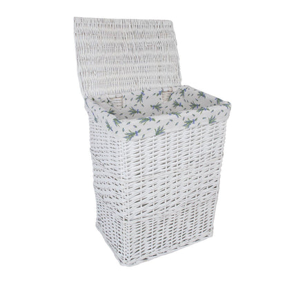 Laundry basket MAX-1, 45x33xH59cm white 