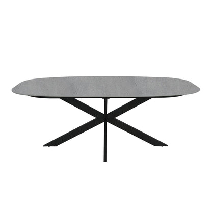 Table 200x100xH76cm, gray