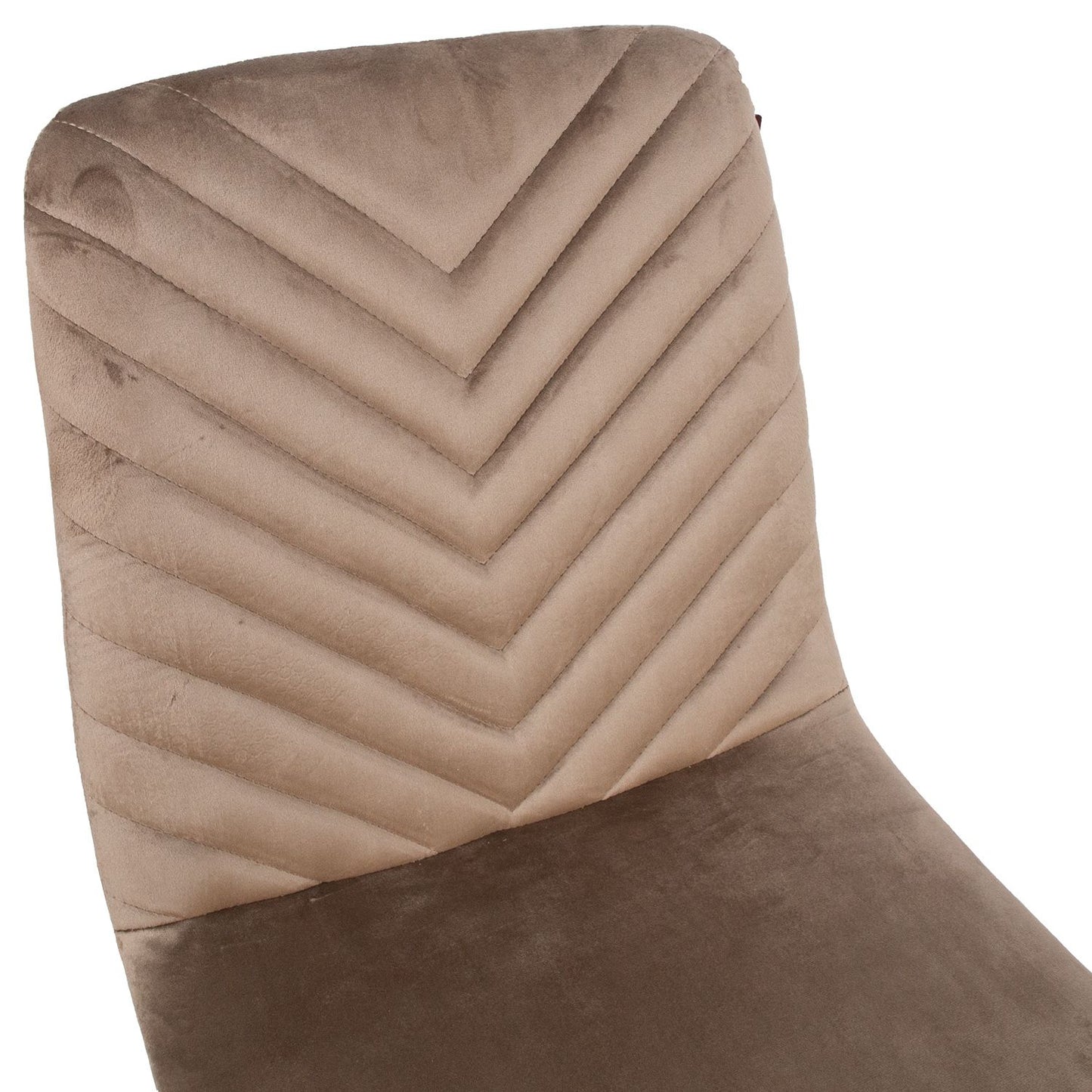 Chair BRIE, beige velvet 