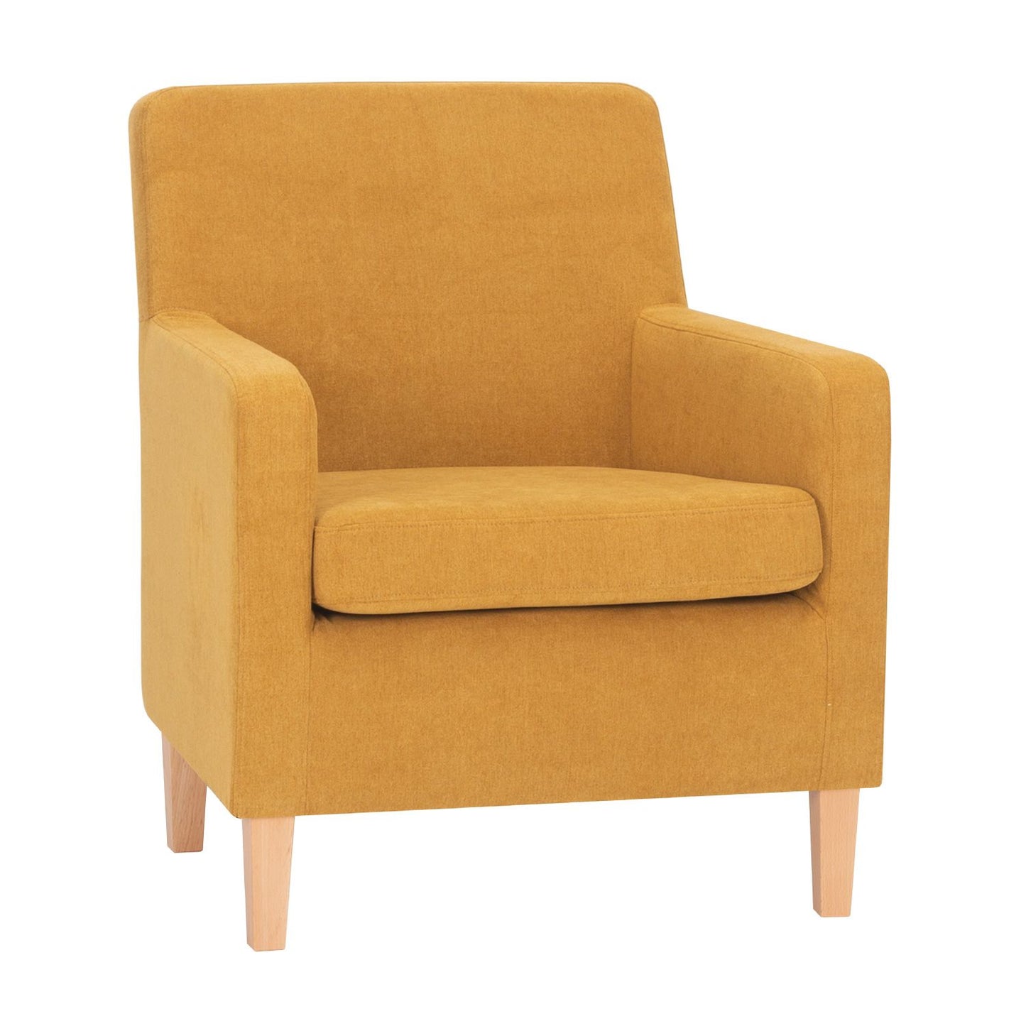 Lounge chair LEENE yellow 