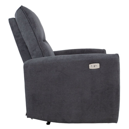 Rest chair - recliner LINUX electric, dark gray 