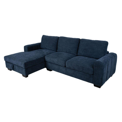 Corner sofa MARITA KS, dark blue