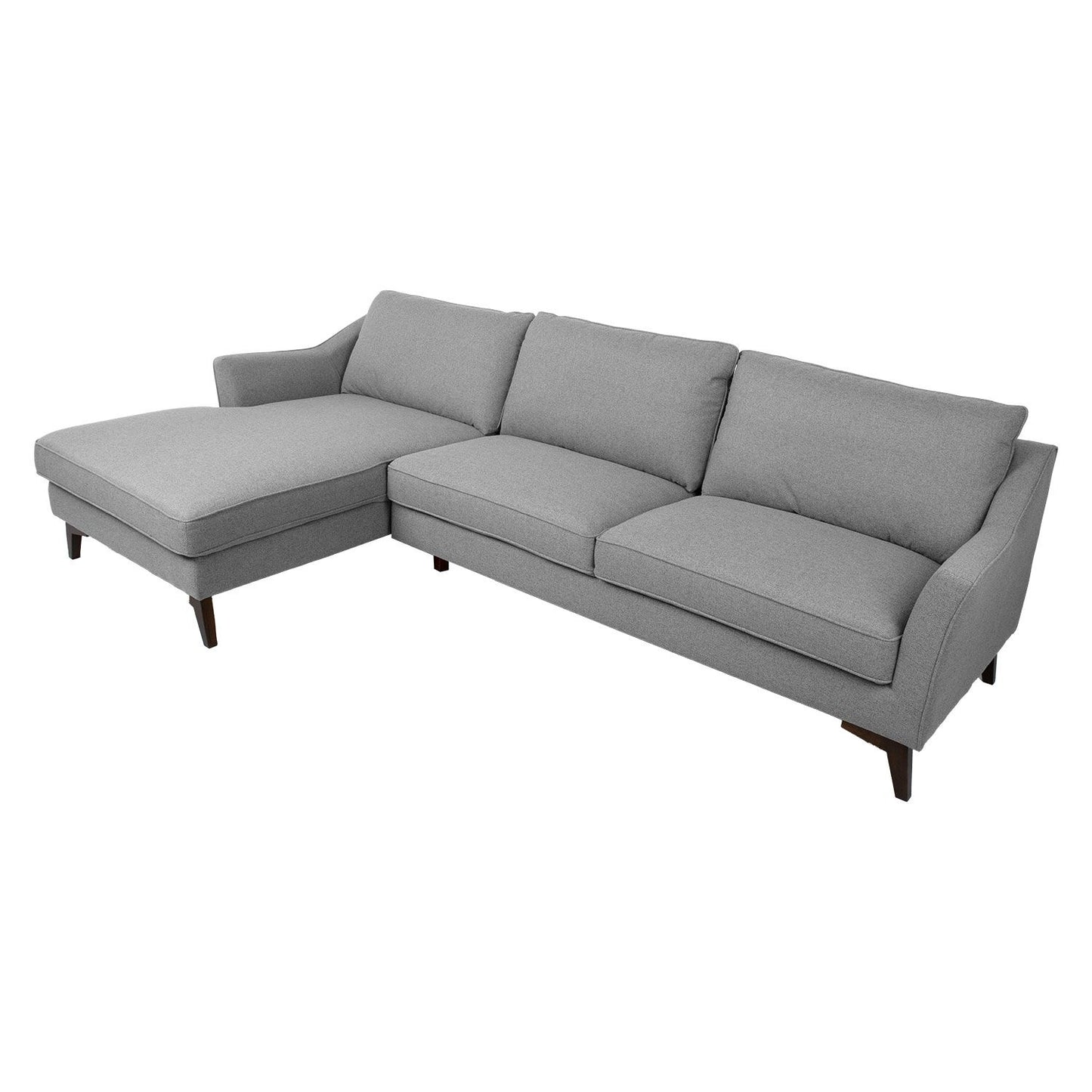 Corner sofa BIRGIT KS, gray