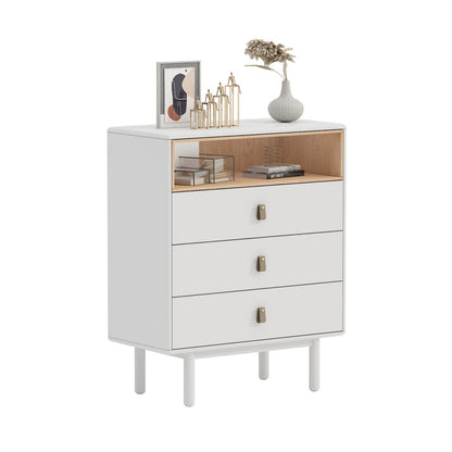 Chest of drawers IRIS 80x40xH100cm, white