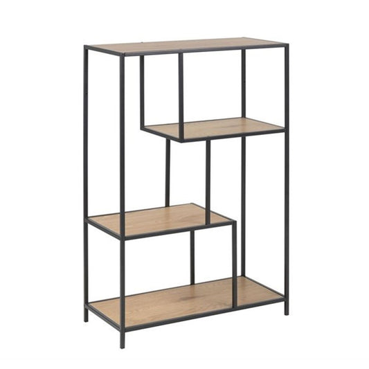 Shelf SEAFORD 77x35xH114cm, wild oak