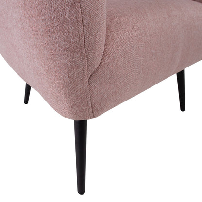 Lounge chair TUCKER 78x71xH69cm, pink 