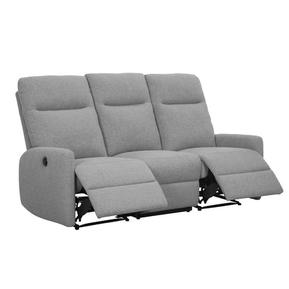 Sofa KATY 3-seater with electric mechanism, gray