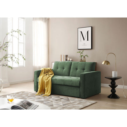 Sofa bed JORGE 2-seater, green