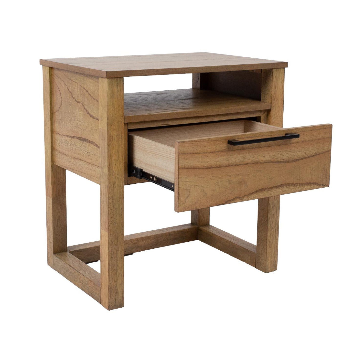 Nightstand OZZO 40x56xH60cm, light wood