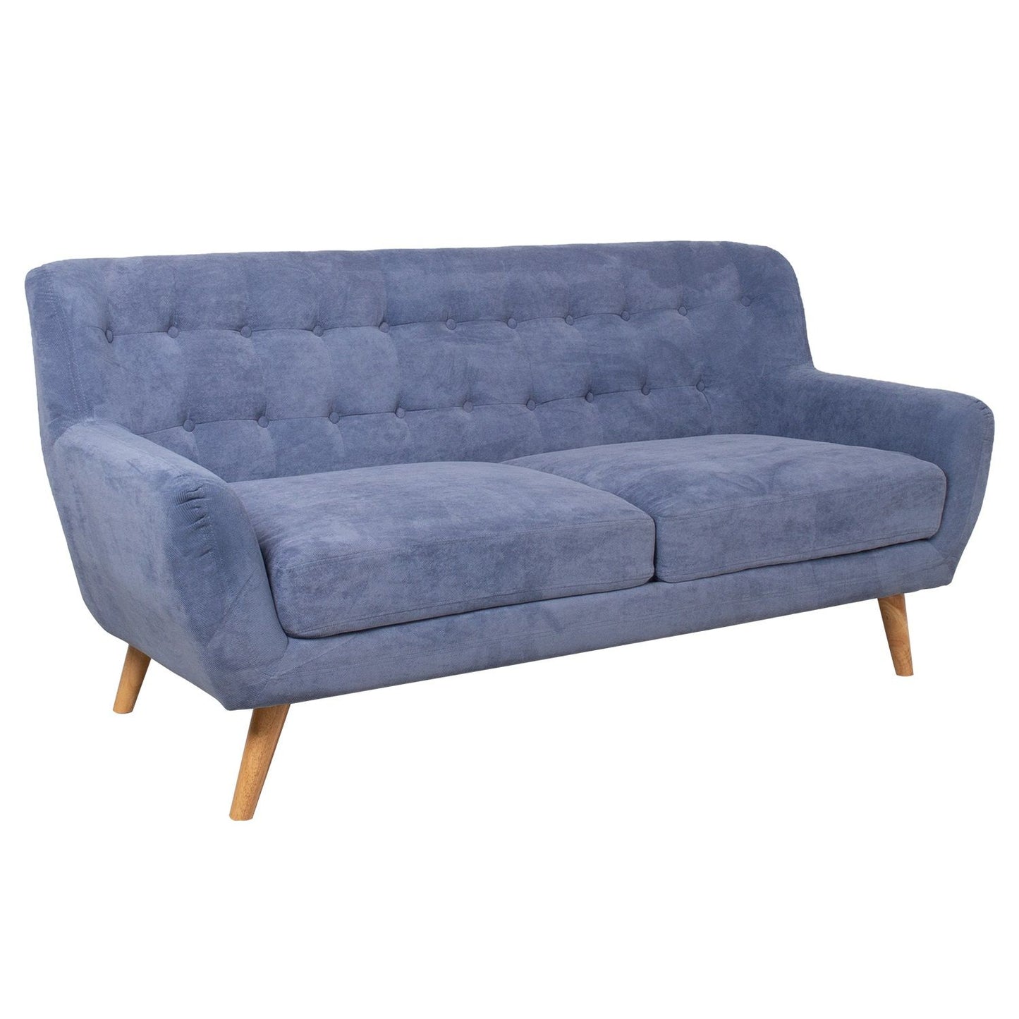 Sofa RIHANNA 3-seater 185x84xH87cm, blue fabric