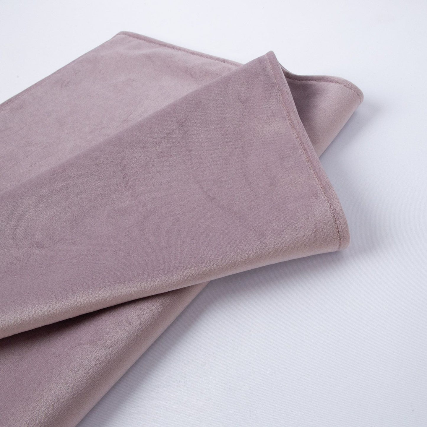 VELVET tablecloth, 43x116cm, light purple