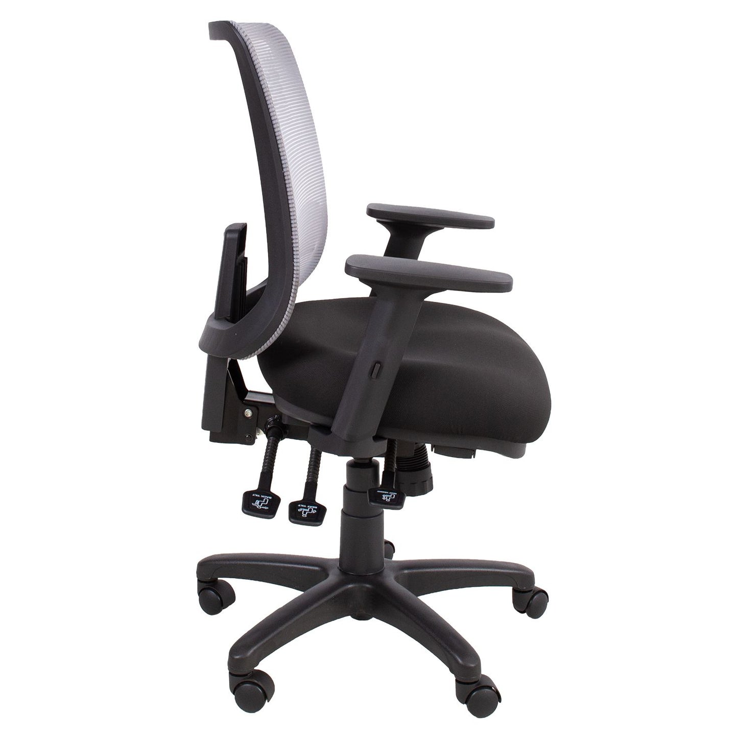 Work chair SAGA black/grey