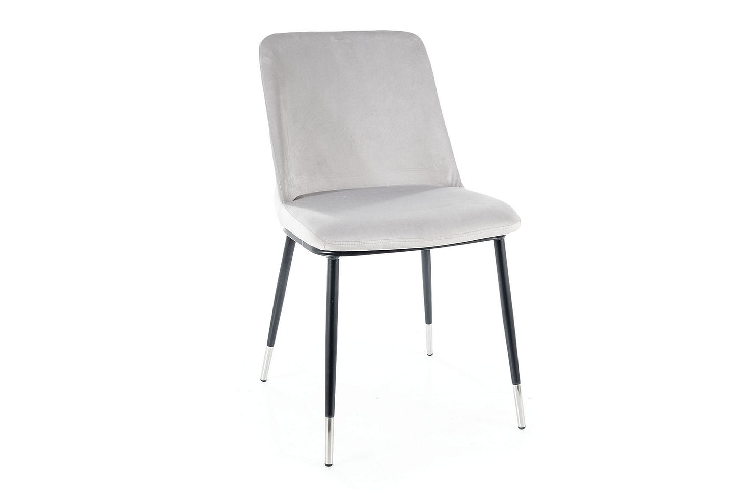 Chair JILL VELVET BLACK/CHROME FRAME / J. GRAY BLUVEL 03 