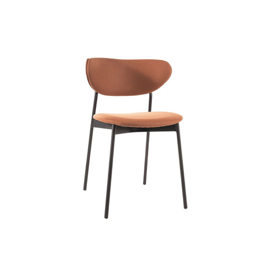 Chair DAN FRAME BLACK / ORANGE COLOR.219