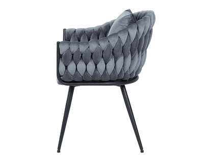 Chair NUVO VELVET BLACK FRAME / GRAY BLUVEL 14