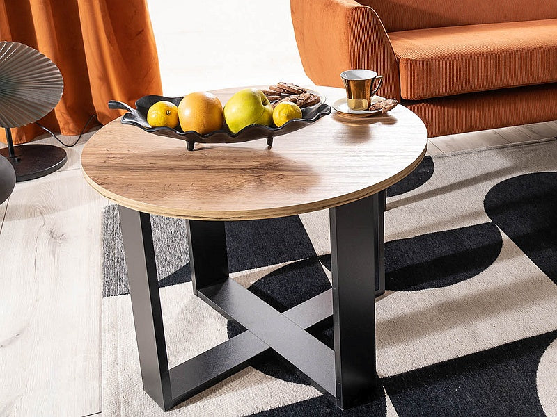 Coffee table EGOA OAK TONE / BLACK FI 65