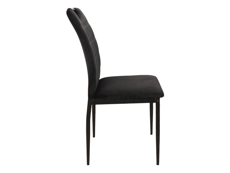 Chair RIP VELVET BLACK FRAME/BLACK BLUEVEL 19