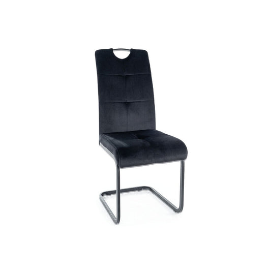 Chair AXO VELVET BLACK FRAME/BLACK BLUEVEL 19 