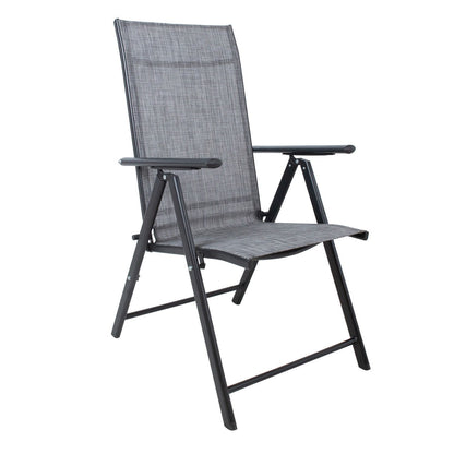 Garden furniture set DUBLIN table and 4 chairs, gray