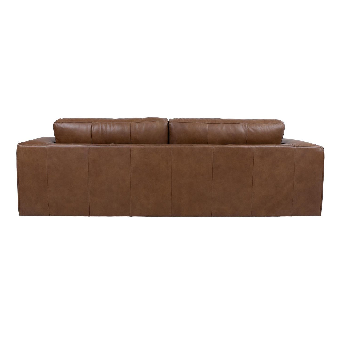 Sofa BURTON 3-seater, brown stitch