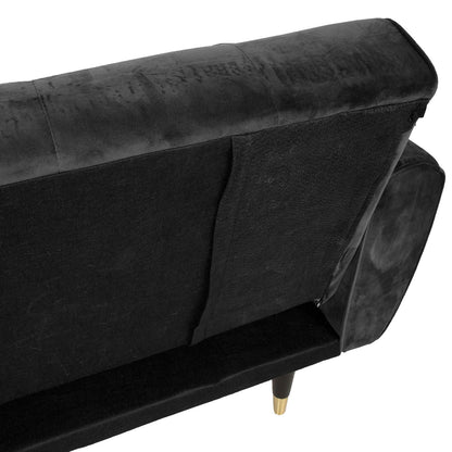 Sofa bed FALUN 214x83xH82cm, gray velvet