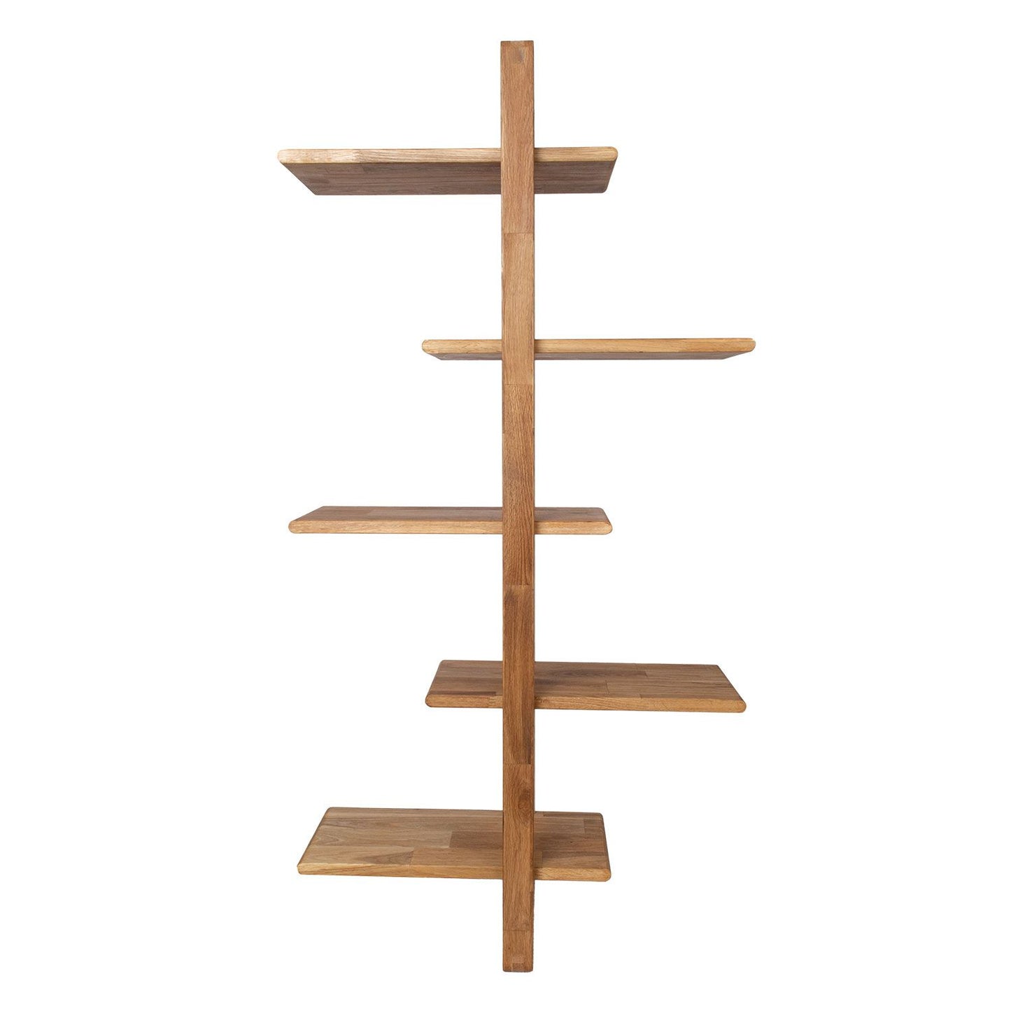 Wall shelf MONDEO 40.6x21.6xH115.2cm, oak