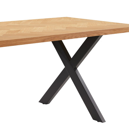 Table ROWAN 200x90xH75cm, coniferous oak 