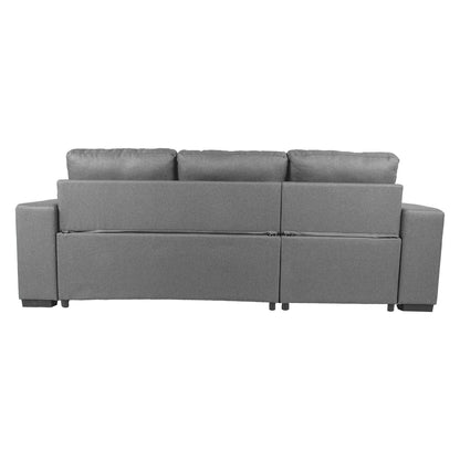 Corner sofa bed CARITA gray 