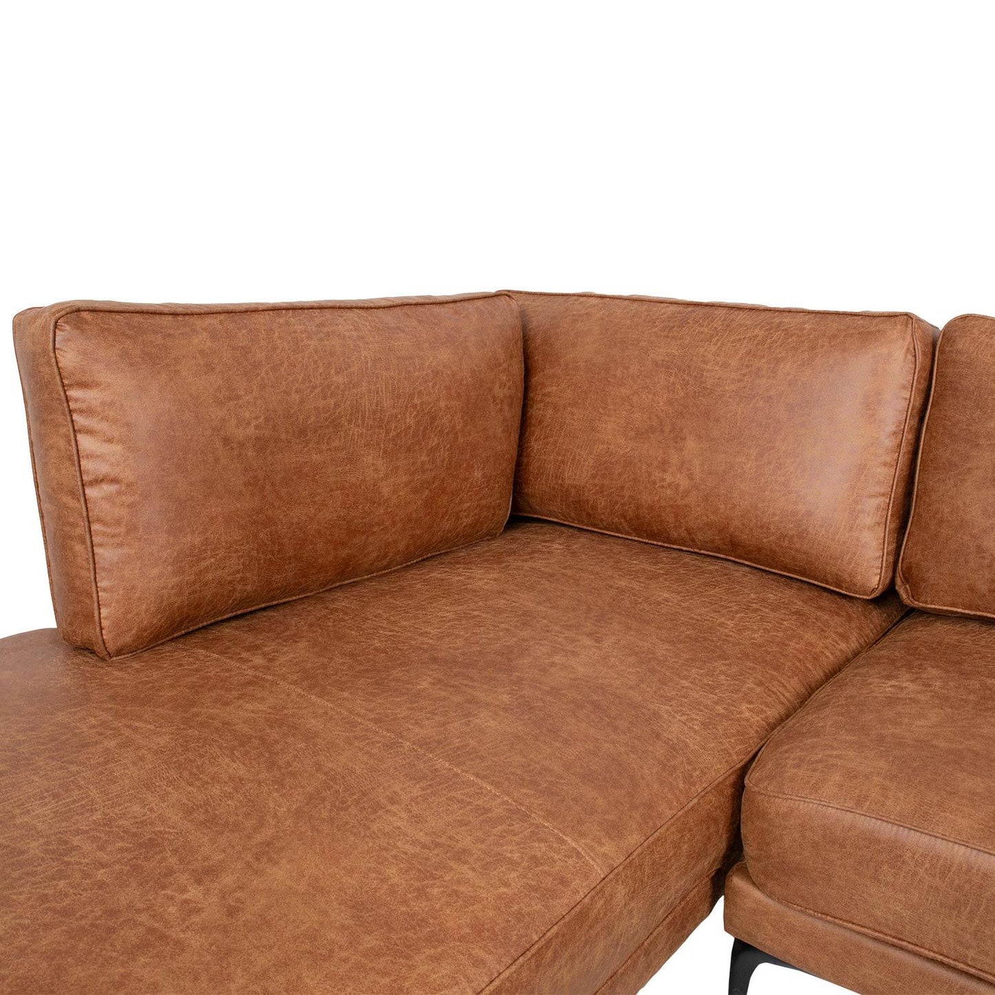 Corner sofa SOFIA KS, brown