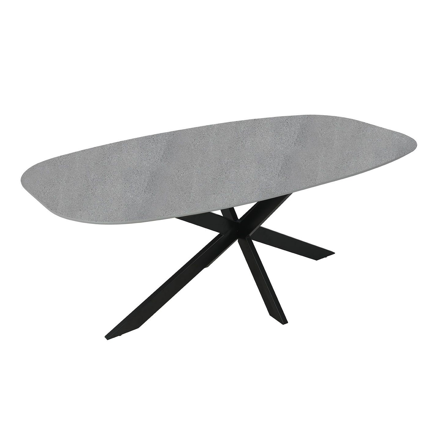 Table 200x100xH76cm, gray