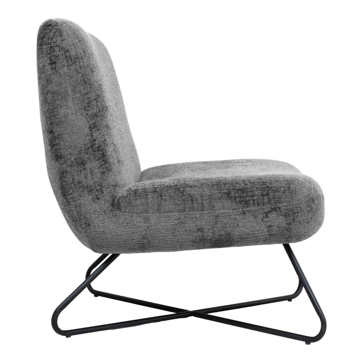 Lounge chair FARICA dark gray 